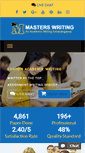 Mobile Screenshot of masterswriting.com